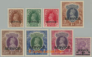 271818 - 1937-1939 SLUŽEBNÍ / SG.O132-O138, O139, Jiří VI. ½A - 