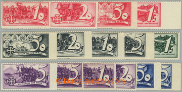 271949 - 1938 Wahlwerbevignetten - známky na podporu voleb 5gr-1Sh, 