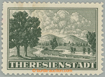 272021 - 1943 Pof.Pr1A, Připouštěcí známka s ŘZ 10½; bez nále