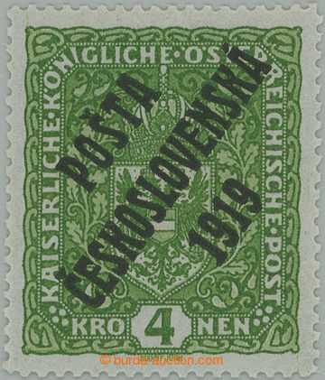 272099 -  Pof.50I, Znak 4K světle zelená, úzký formát, I. typ p�