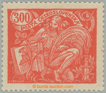272113 -  Pof.166B, 300h červená, HZ 13¾ : 13½; bez nálepky, zk.