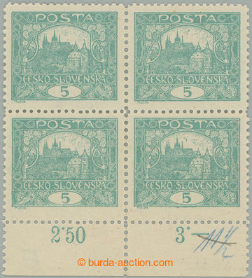 272117 -  Pof.4E, 5h modrozelená s ŘZ 11½ : 10¾, 4-blok s dolním