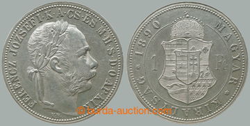 272130 - 1890 František Josef I. (1848-1916), 1 zlatník 1890 KB; dr