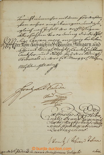 272300 - 1740 VÁCLAV ANTONÍN Z KOUNIC-RIETBERGU (1711-1794), moravs