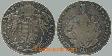 272529 - 1786 Josef II. (1780-1790), ½ tolar 1786 A, Vídeň, ražba