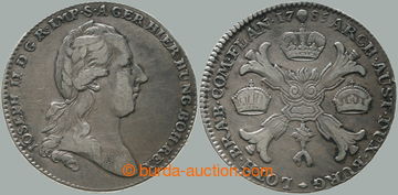 272530 - 1785 Josef II. (1780-1790), tolar křížový 1785 hlavička