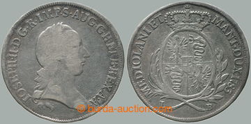 272532 - 1783 Josef II. (1780-1790), ½ scudo 1783 L-B, Milán; pěkn