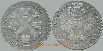 272539 - 1771 Marie Terezie (1740-1780), ½ tolar křížový 1771 hl