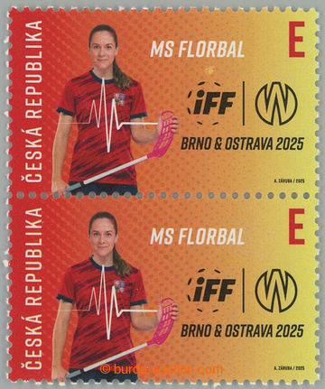 272566 - 2025 Pof.1338 VV, MS ve florbale hodnota E, svislá 2-páska