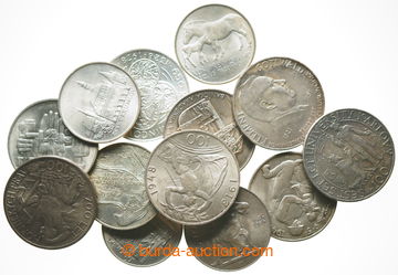 272642 - 1948-1987 ČSR II. / sestava 13ks různých pamětních Ag m