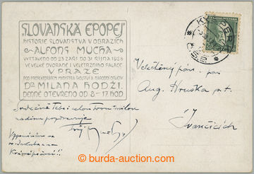 272682 - 1932 MUCHA Alfons (1860–1939), světoznámý český malí