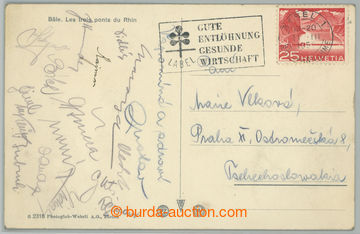 272860 - 1953 HOCKEY / championship SWITZERLAND 1953 /  B/W photo pos