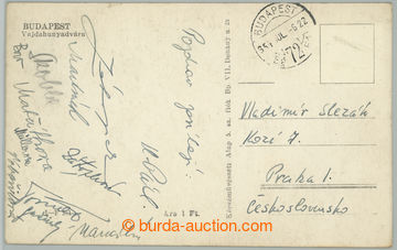 272890 - 1954 ATHLETICS / ZÁTOPEK / postcard sent from atletických 