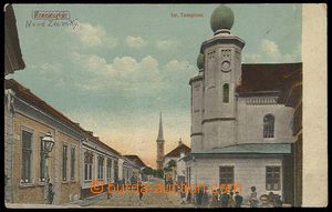 27292 - 1919 NOVÉ ZÁMKY (Érsekújvár) - synagogue, sent by FP 14