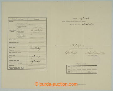 272921 - 1916 JANÁČEK Leoš (1854–1928), významný český hudeb