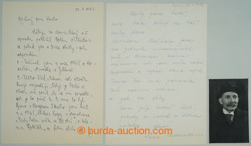 272955 - 1950-1975 HERCI / sestava rukopisů s podpisy: František KO