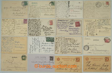 272963 - 1890-1930 ŠLECHTICKÁ KORESPONDENCE / sestava 16 pohlednic 