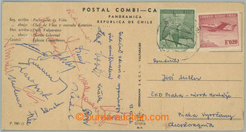 272978 - 1962 FOOTBALL / championship CHILE 1962  / postcard sent fro
