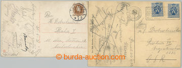 272993 - 1931-1932 FOTBAL / SPARTA PRAHA / sestava dvou pohlednic s p