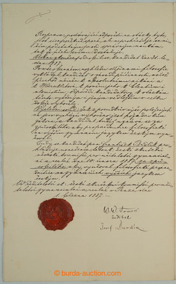 273273 - 1887 TOMEK Václav Vladivoj rytíř (1818-1905), český his