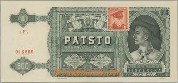 273290 - 1945 Ba.64, 500Ks 1941 s kolkem, série 6Fc, perforace SPECI