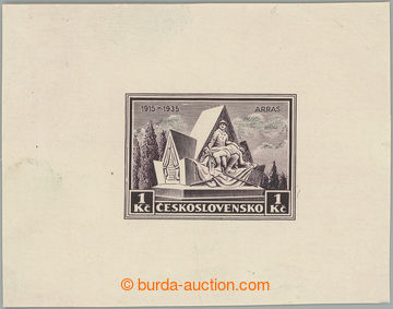 273472 - 1935 ZT  Pof.289, Arras 1Kč, zkusmý tisk - otisk definitiv