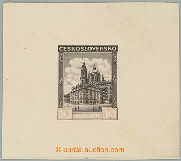 273476 - 1929 PLATE PROOF Pof.257, Prague 10CZK, plate proof - print 