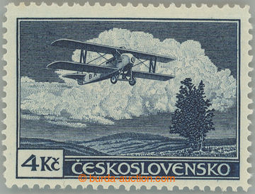 273490 - 1930 Pof.L11b, Definitivní vydání 4Kč tmavě modrá, II.