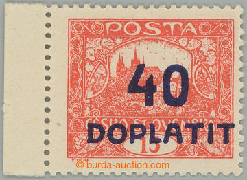 273499 - 1922 Pof.DL30A, Výpotřební Hradčany 40/15h cihlově čer