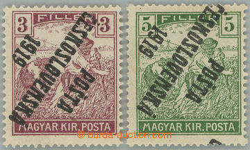 273518 -  Pof.102Pp, 103Pp, 3f fialová s převráceným přetiskem I