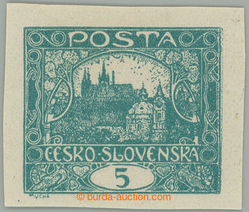 273531 -  Pof.4Na, 5h tmavě modrozelená; nálepka, pěkný střih, 