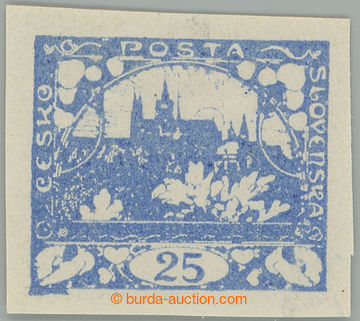 273542 -  Pof.10Nc, 25h ultramarínová; nálepka, zk. Mr, Vrba