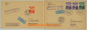 273545 - 1943 1. LET BRATISLAVA-PREŠOV / PREŠOV-BRATISLAVA, sestava