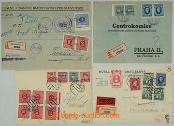 273546 - 1939-1941 sestava 4ks dopisů převážně adresovaných do 