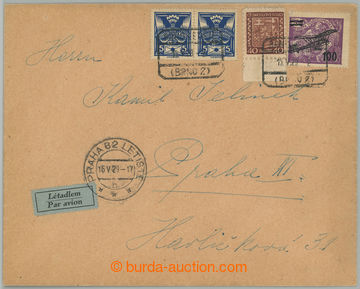 273567 - 1929 BRNO - PRAHA, Let-dopis vyfr. leteckou zn. 100/200h, Po