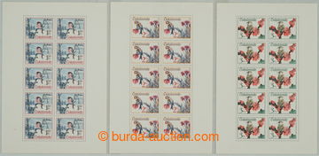 273656 - 1972 Pof.PL2001-2003, Ptáci, kompletní série; bezvadné