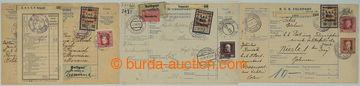 273688 - 1916-1918 VOJENSKÉ KOLKY / sestava 3ks celých poštovních