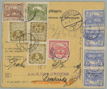 273689 - 1919 PROVIZORNÍ DOPLATEK / provizorní použití hradčansk