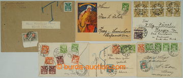 273724 - 1921-1922 sestava 6ks celistvostí vyfr. zn. emise OR a Holu