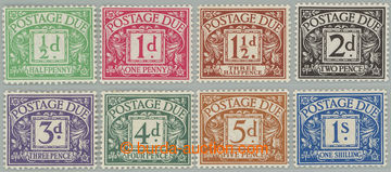 273734 - 1914-1922 SG.D1-D8, Doplatní ½P - 1Sh; kompletní bezvadn�