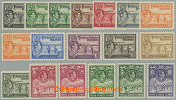 273771 - 1938-1945 SG.194-205, Jiří VI. - Produkce soli ¼P - 10Sh,