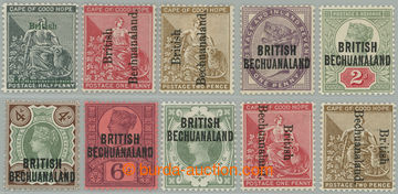 273772 - 1888-1895 SG.30, 31-32, 33-37, 38-39, sestava přetiskových