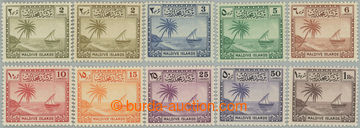 273779 - 1950-1952 SG.21-29, Plachetnice 2l - 1R; kompletní série v