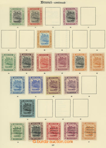 273794 - 1907- 1937 SESTAVA / rozpracovaných sérií Brunei river na