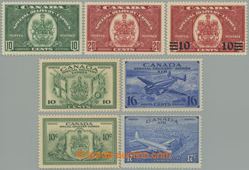 273798 - 1938-1946 SPECIAL DELIVERY / SG.S9-S13, S15, S17, sestava 7 