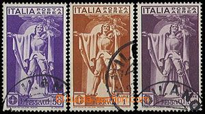 27381 - 1930 Mi.342-44, letecké známky, pěkné, kat. 97€