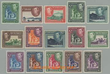 273814 - 1938-1947 SG.149-159, Jiří VI. - Motivy ½P - £1; komplet