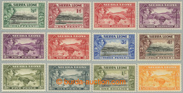 273819 - 1938-1944 SG.188-200, Jiří VI. - Motivy ½P - £1; komplet