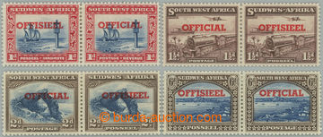 273821 - 1951 SG.O24-O27, služební přetiskové Motivy 1P-6P s pře