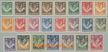 273826 - 1938-1952 SG.25-45, Jiří VI. - Fauna ½P - 20Sh; kompletn�